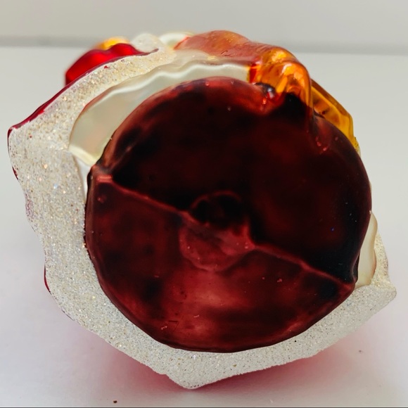 Santa Cardinal/Bishop Vintage Glass Ornament - Picture 6 of 8